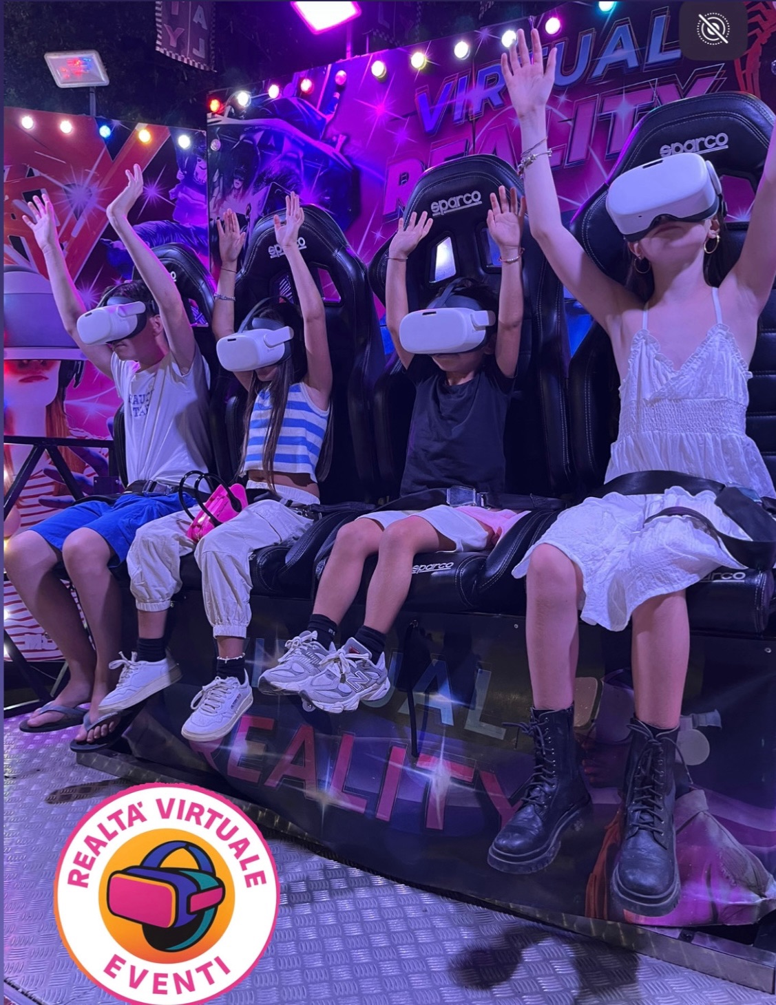 Noleggio realtà virtuale per qualsiasi evento