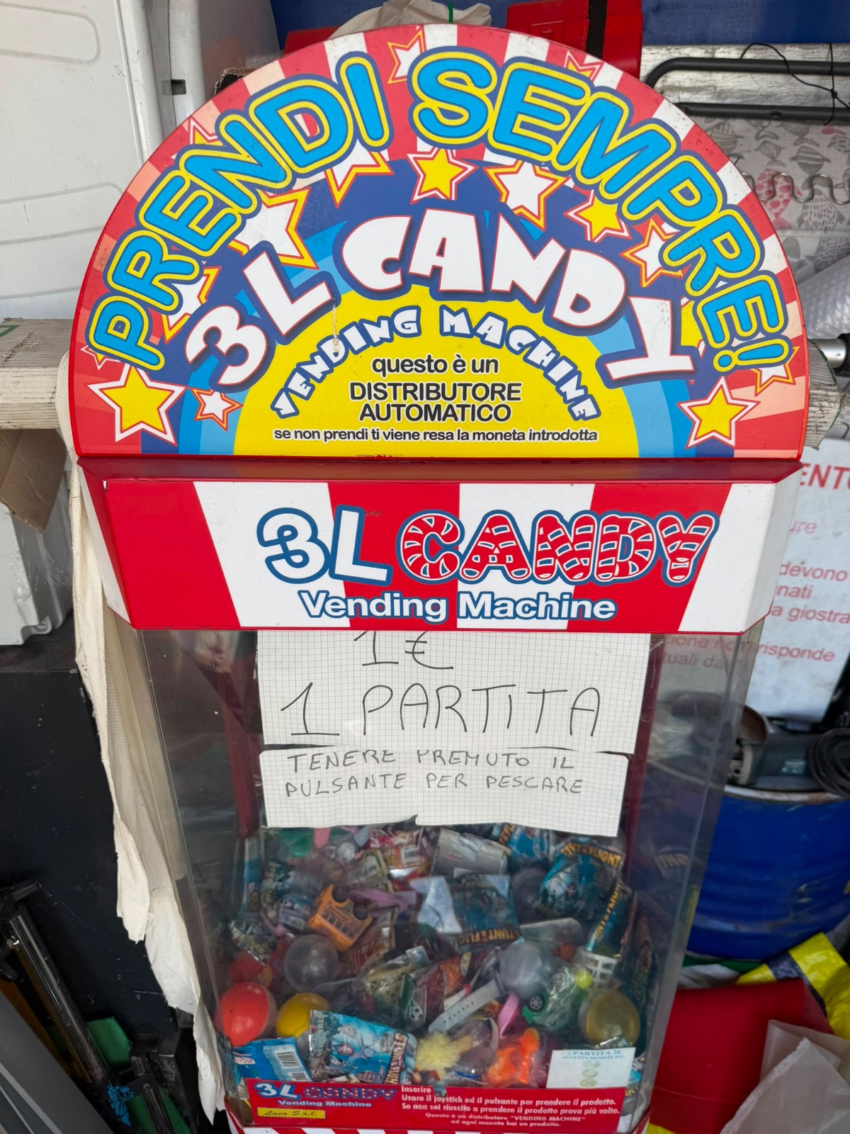 Vendo gru 3l pesca sempre